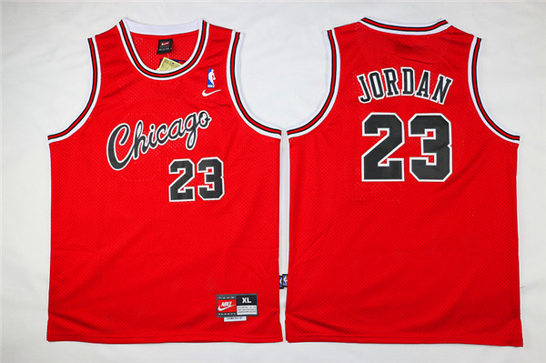 NBA Youth Chicago Bulls #23 Michael Jordan red Game Nike Jerseys->->Youth Jersey
